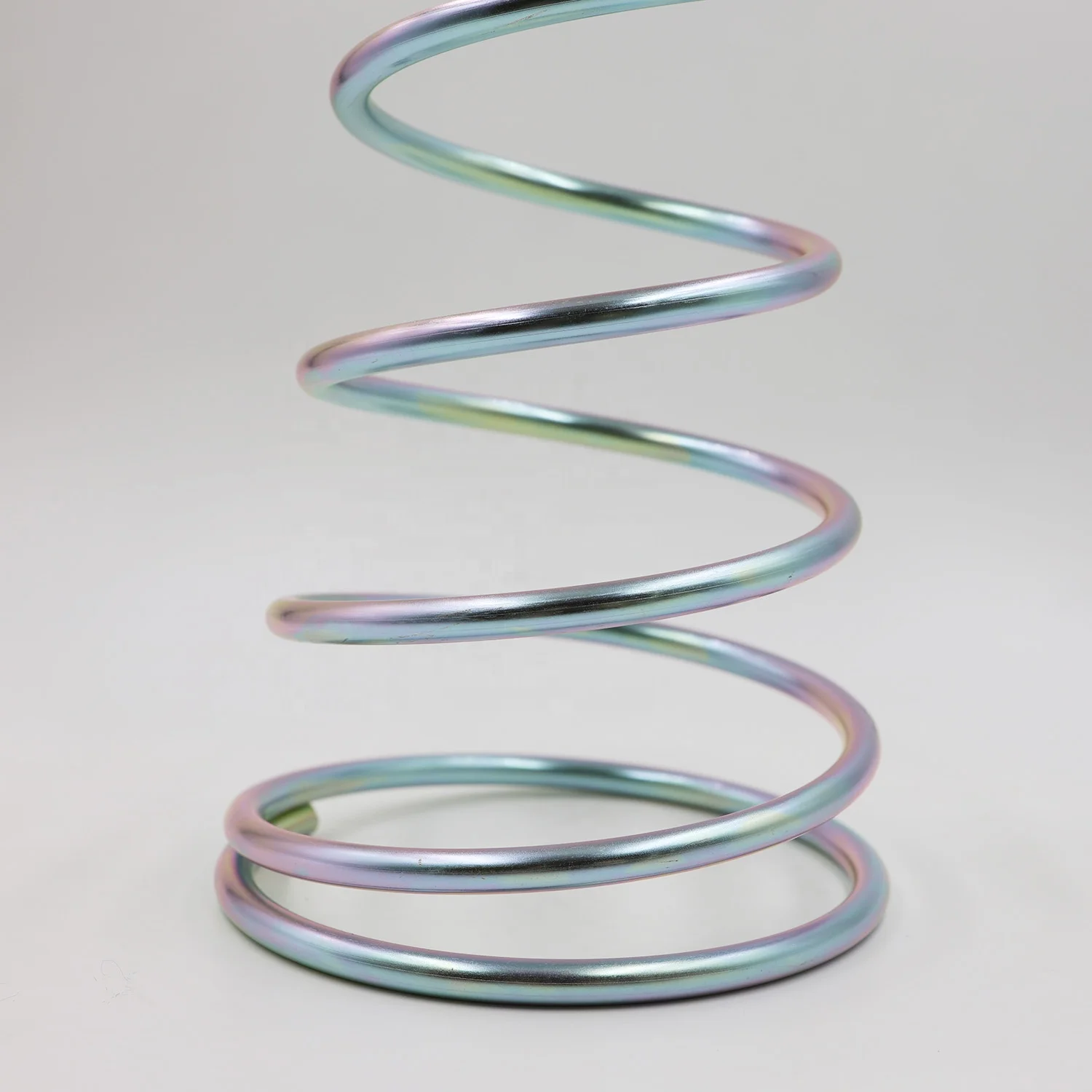 Color Zinc 6.0mm Tower Shape Compression Floor Spring