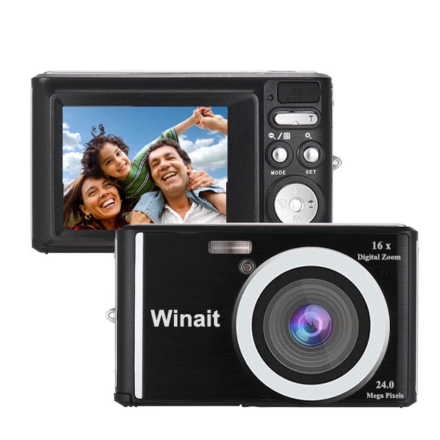 Winait Max 40 Mega Pixels Full HD1080p Digital Still Compact Video Camera with 2.4' TFT Color Display and  16x Digital Zoom
