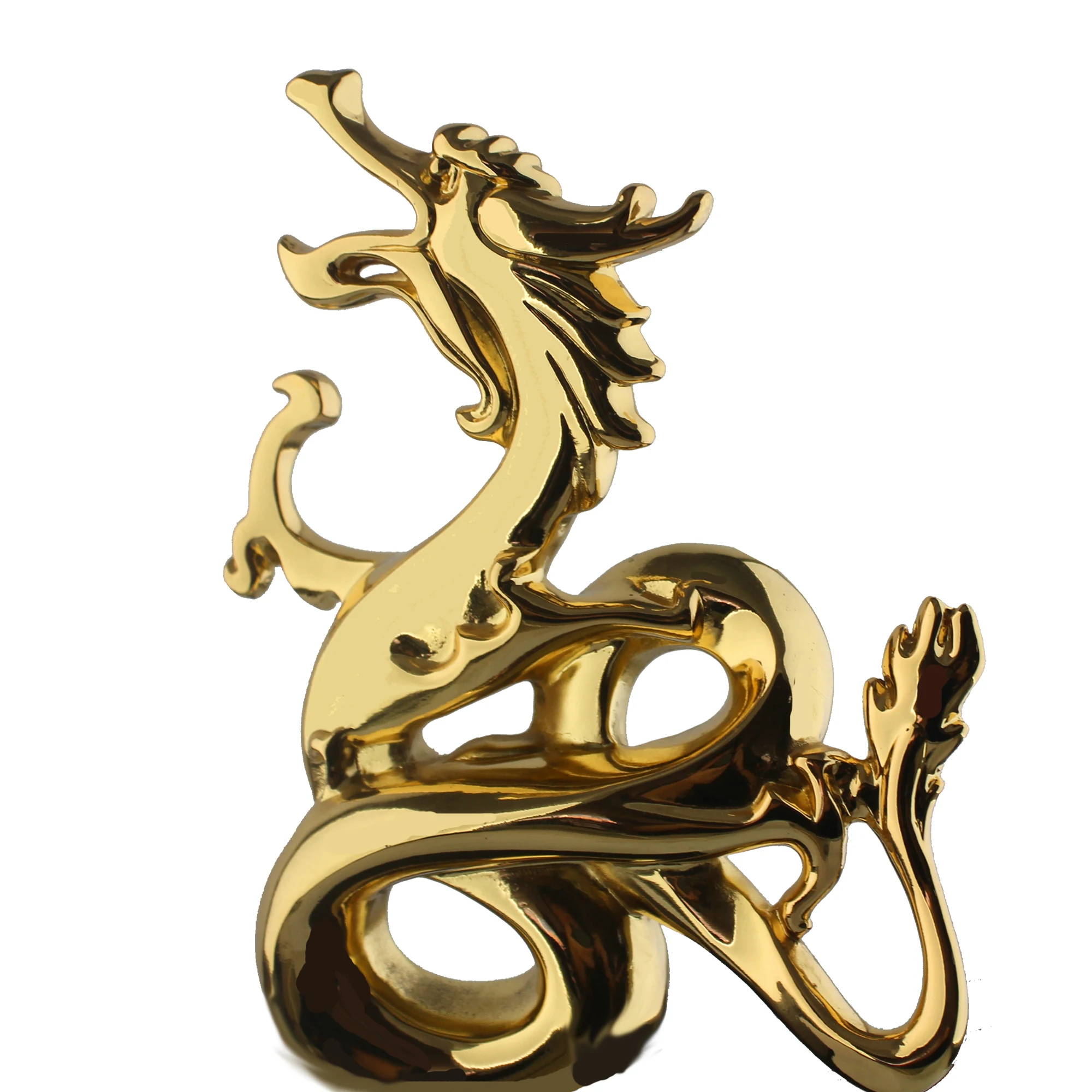 Высококачественная китайская статуя оловянного дракона индивидуальный художественный трофей металлические скульптуры