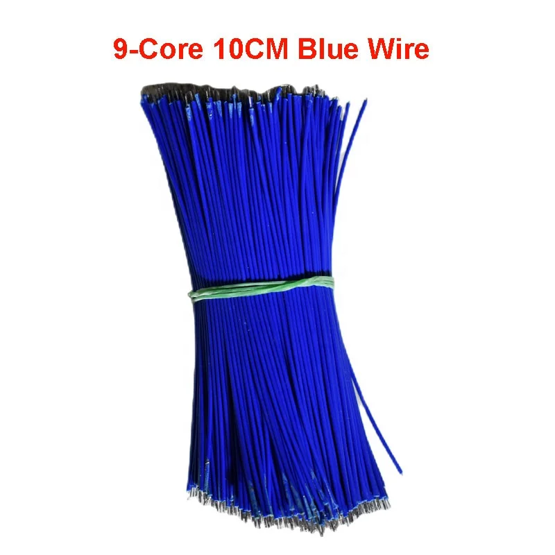 blue connecting wire 9-core 10cm electrical supplies wire for sale