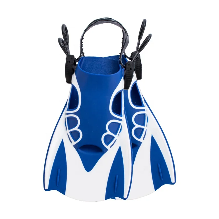 WAVE sport fins water sports equipment swimming flipper adults adjustable strap swim training scuba short bodyboard fins