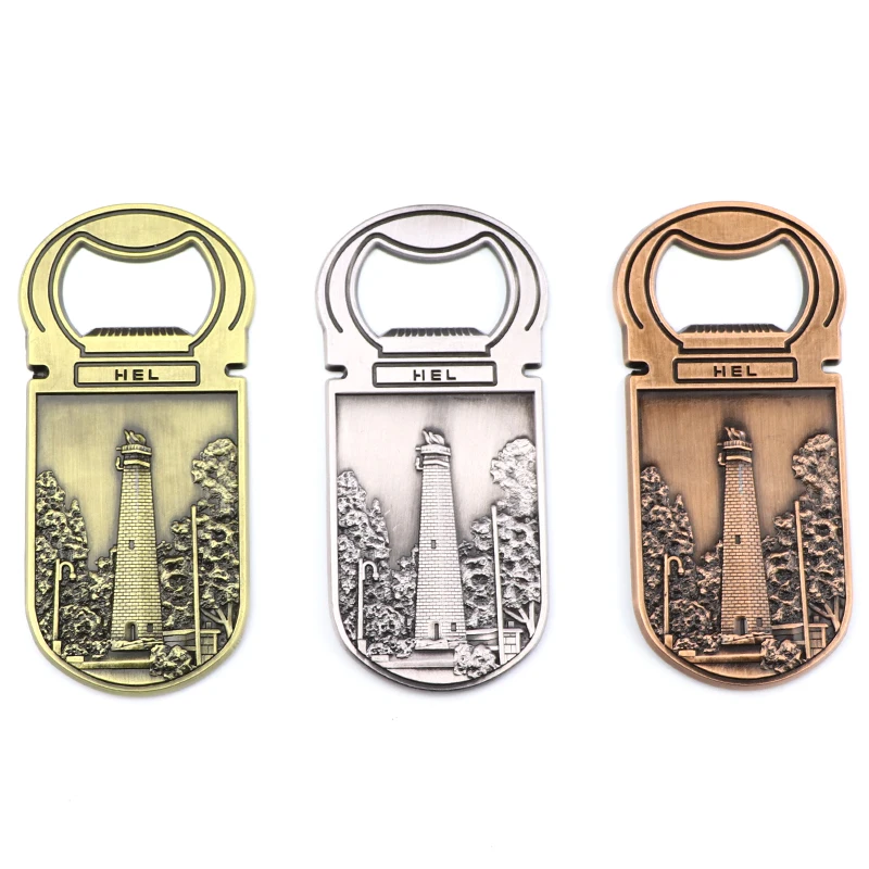 High Quality Personalized Finland Metal Tourist Souvenir 3D fridge magnet