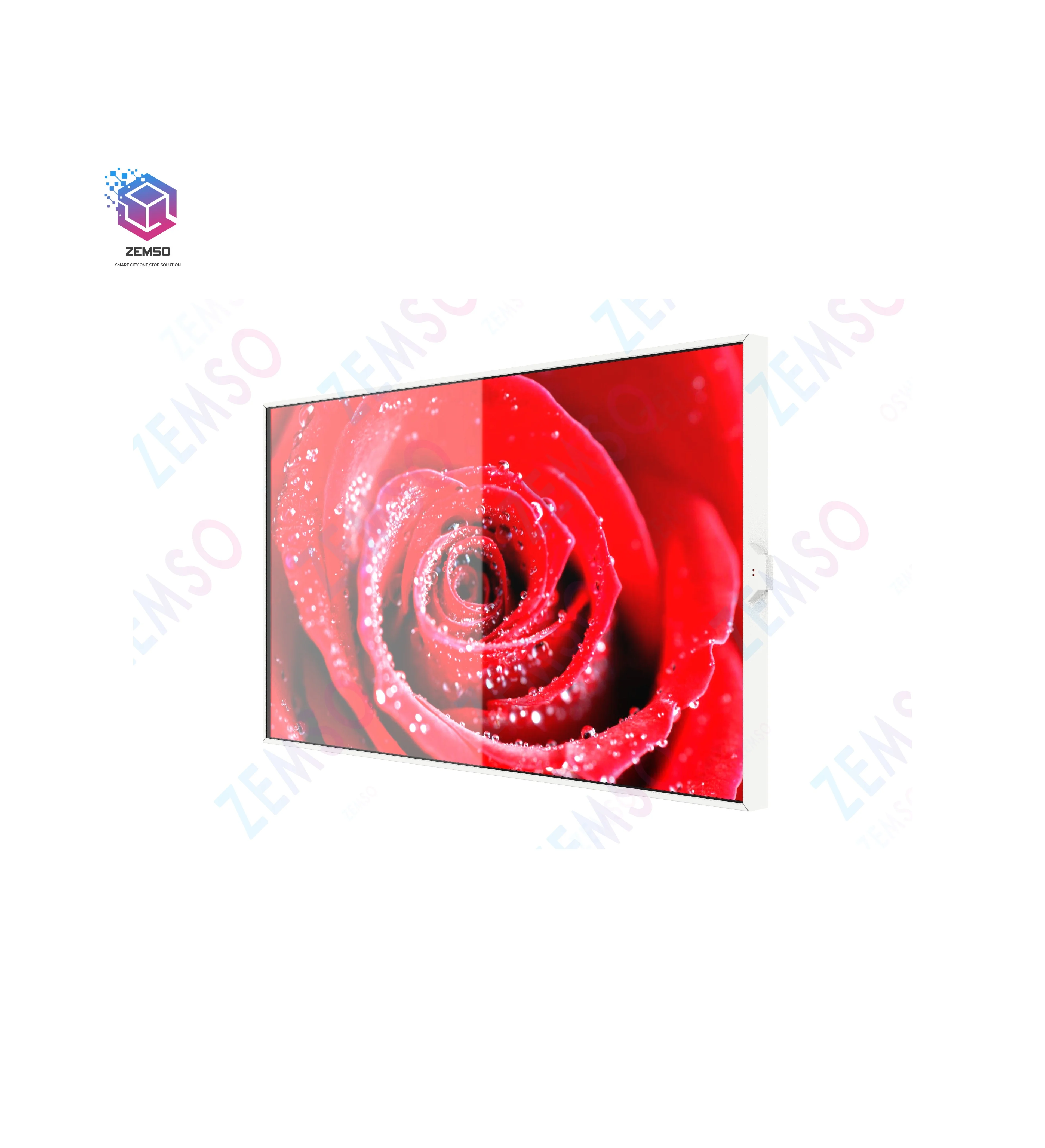 55 inch high brightness 3000nit window display Sunlight readable ultra thin lcd vertical advertising display