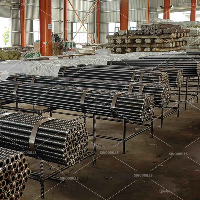 SINODRILLS Self Anchor Drilling Bar Tunnel Steel Hollow Anchor Bolt Expansion Shell Rock Bolt