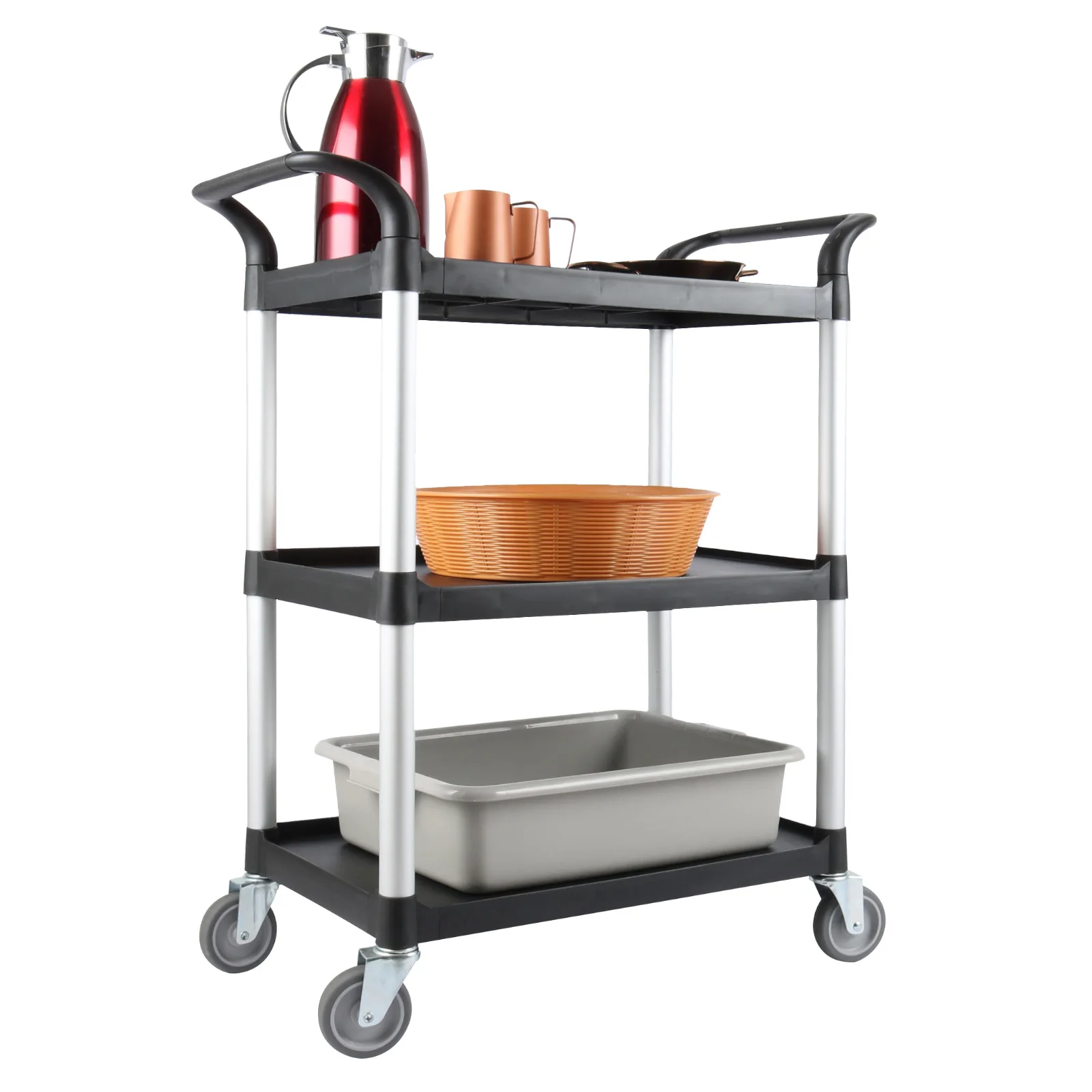 Kitchen Cart Rack New Dine Trolley Serving Mobile Bar Cart Food Cart Kitchen Trolley Cabinets Mobile Drink Trolley