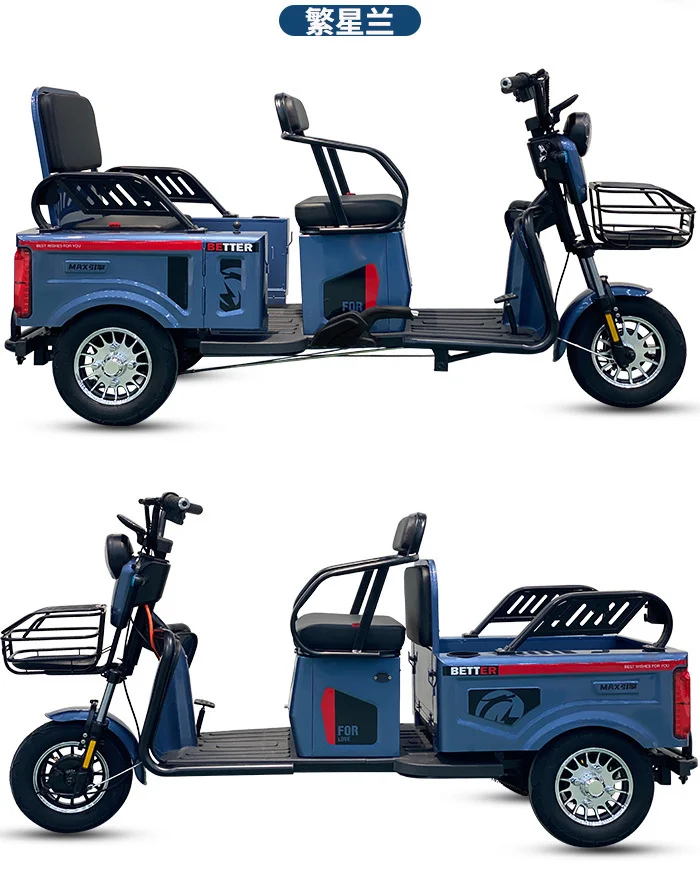 North America ebike 3 wheel/ motorcycle electric bike for old people