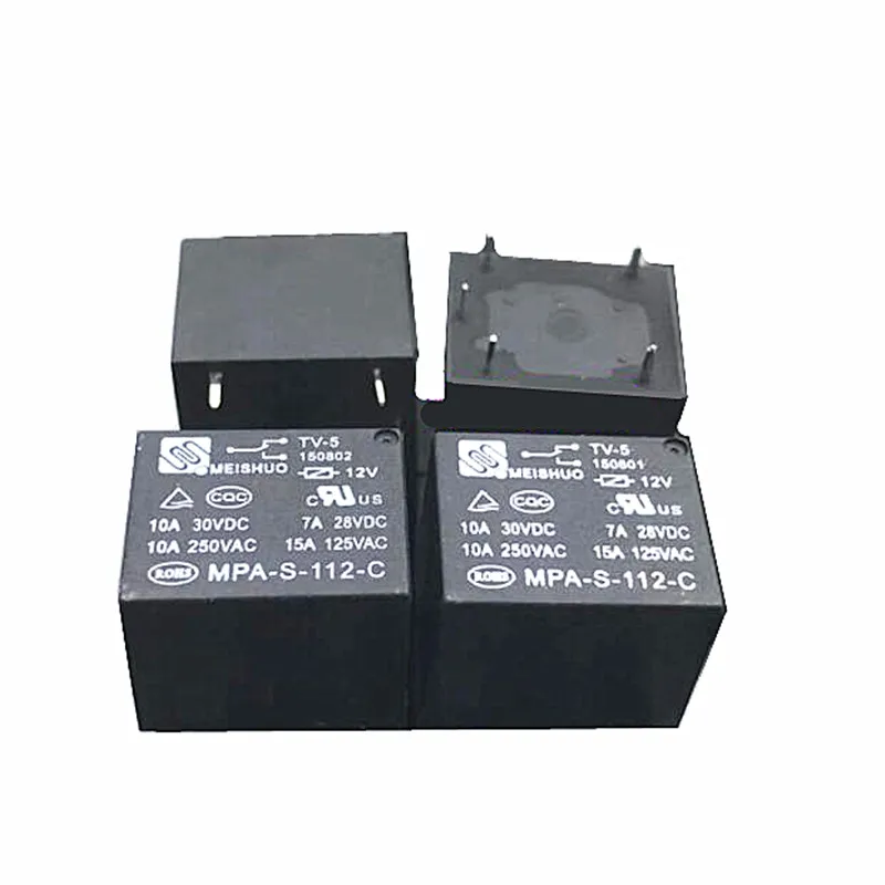 MPA-S-112-C MPA S 112 C MPAS112C 12VDC DC12V 12V 10A 250VAC 5PIN relay