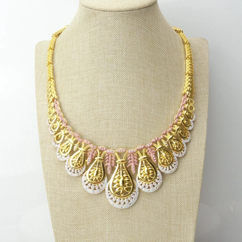 dubai gold jewelry,dubai 18k gold Jewelry,wholesale dubai gold jewelry buyers FHK7002