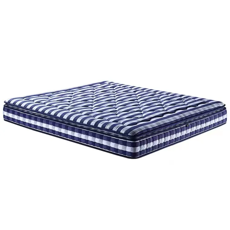 High-grade villa imported from Britain independent bag spring mattress wool double  mattress mite - proof natural latex c
