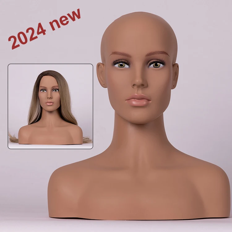 HUAYANG Wholesale Beautiful High Quality Wig Realistic Mannequin Head for Wig Display