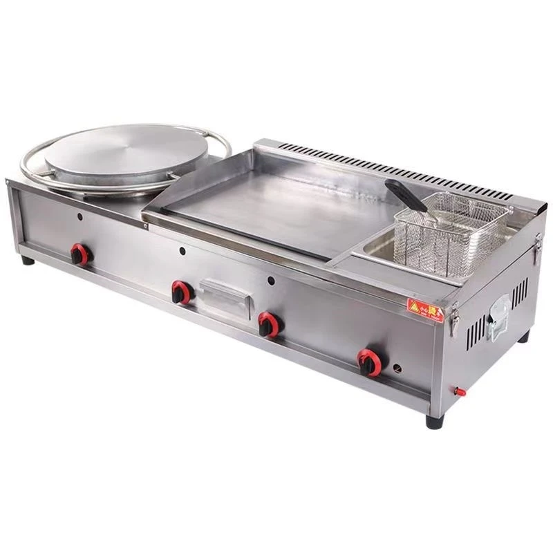 Commercial Kitchen Gas Baking Pan Multi-Function Pancake Machine for Custom Frying