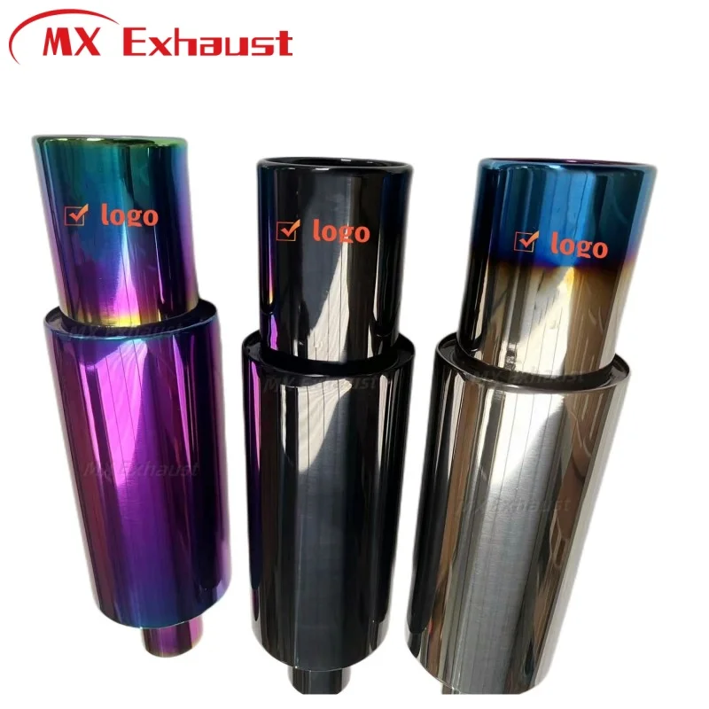 Hot Sale Factory Supply Customizable HKS Universal Dural Hks Exhaust Muffler Polished Surface