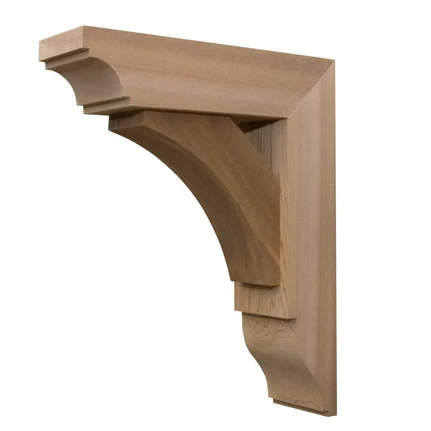 Wood Corbels and Brackets Furniture Building Parts of Recessed Wood Corbels