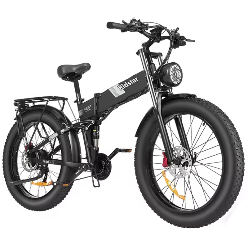 Ridstar H26 pro Adult Electric Bike 1500W 20Ah Electric Mountain Folding Bike 26 Inch Electric Bike
