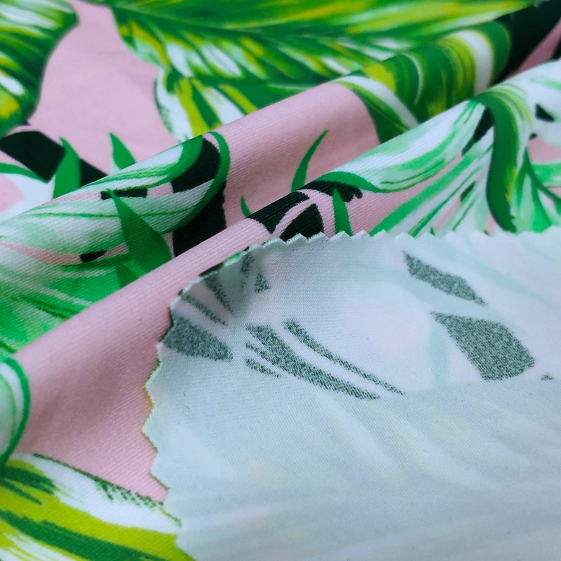 stretch full dull polyamide 80 spandex 20 hawaii print fabric for swimsuit