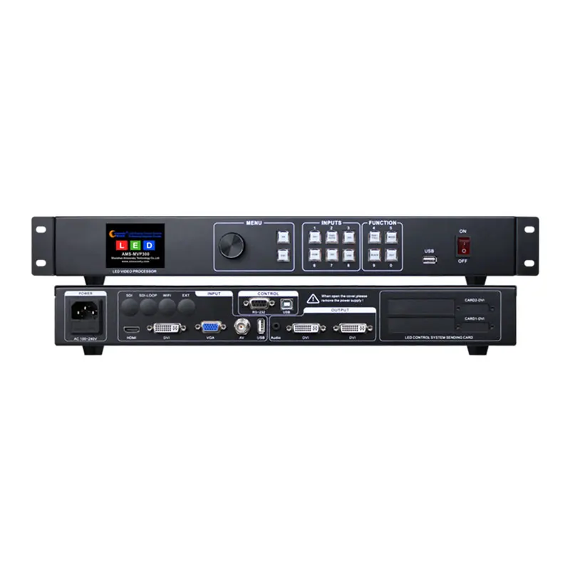 LED Video Wall Processor Support Seamless Switching Of Any Channel Audio Sync Output Model AMS MVP300