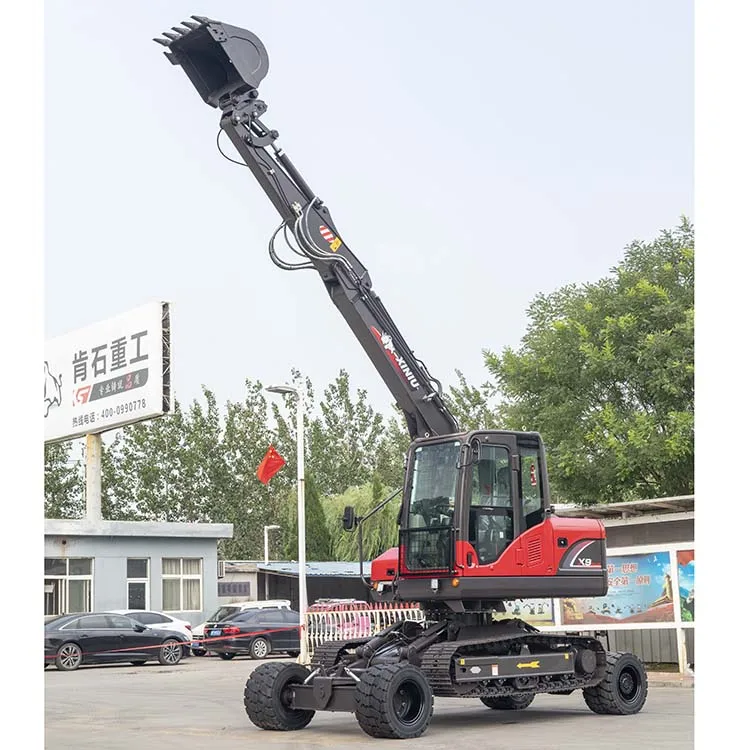 Rhinoceros  patent product X9 wheel - crawler excavator for sales