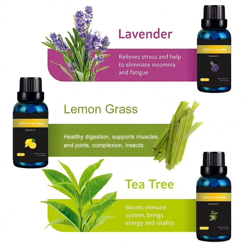 Natural Massage Oil Ingredient 100% Pure Natural Cedarwood Essential Oil