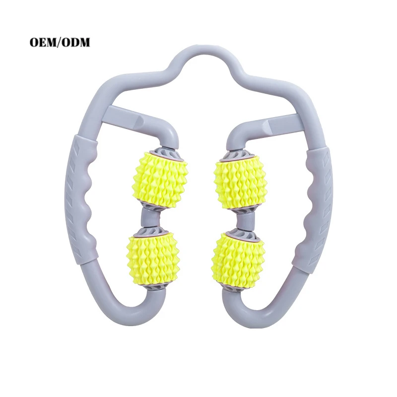 ODM OEM Leg Meridian Massager Stretching Yoga thigh and calf roller ring clamp leg slimming and muscle relaxation device