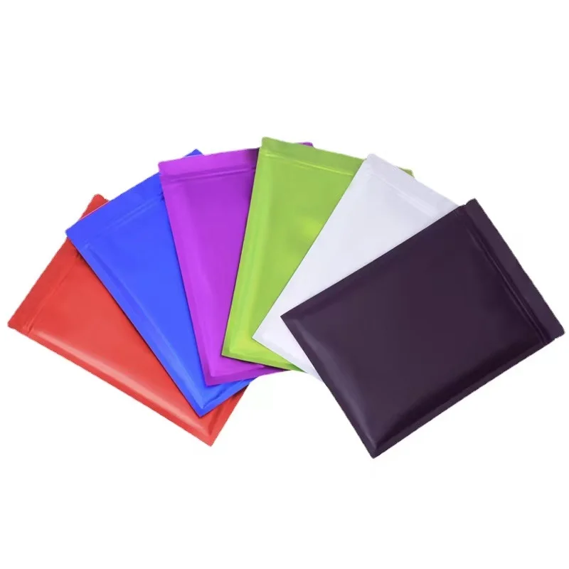 Color Printed Small Zip Bag  Metallized Plastic Smell Proof Mylar Bags Frosted Mini Ziplock Bags For Agriculture