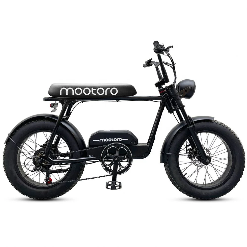 Mootoro C1 48V Battery Retro Electric City Bike 2022 New Cheap Hot Selling Snow Electric Super Fat Tire EBike 73 Road E-bike