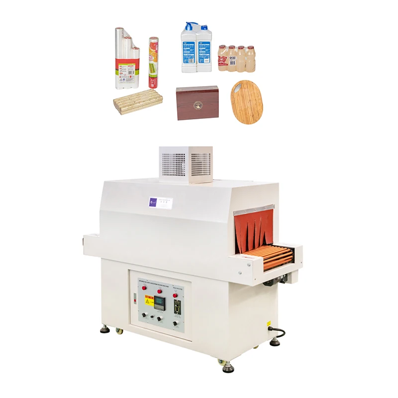 PVC PE Film Electric Heat Box Carton  Bottle Tunnel Shrink Packing Wrapping Machine