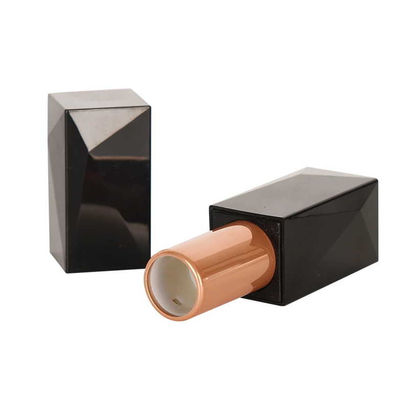 Refillable Luxurious Lip Tubes Coating Lip Stick Unique Printing Press Cover Lipstick Tube Cosmetic Plastic Acceptable Hh-lt004