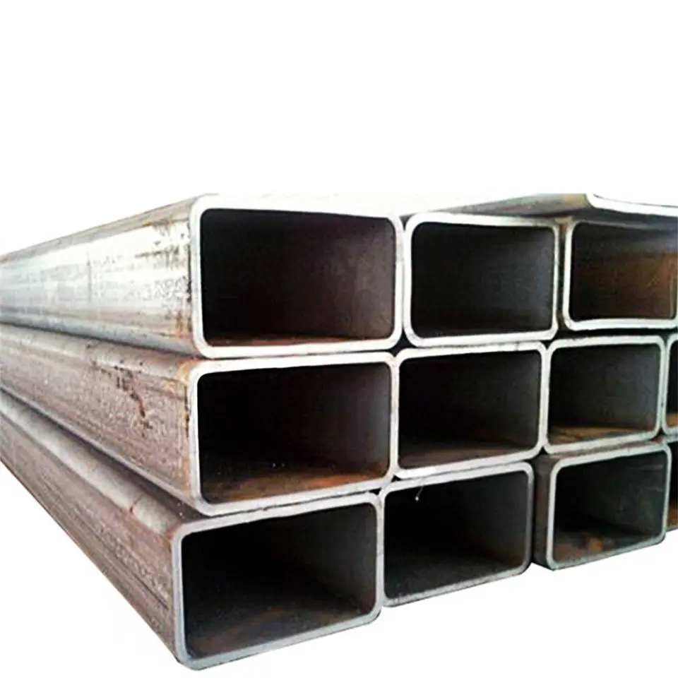 ASTM A500 A36 A53 MS ERW hot dipped carbon square  pipes