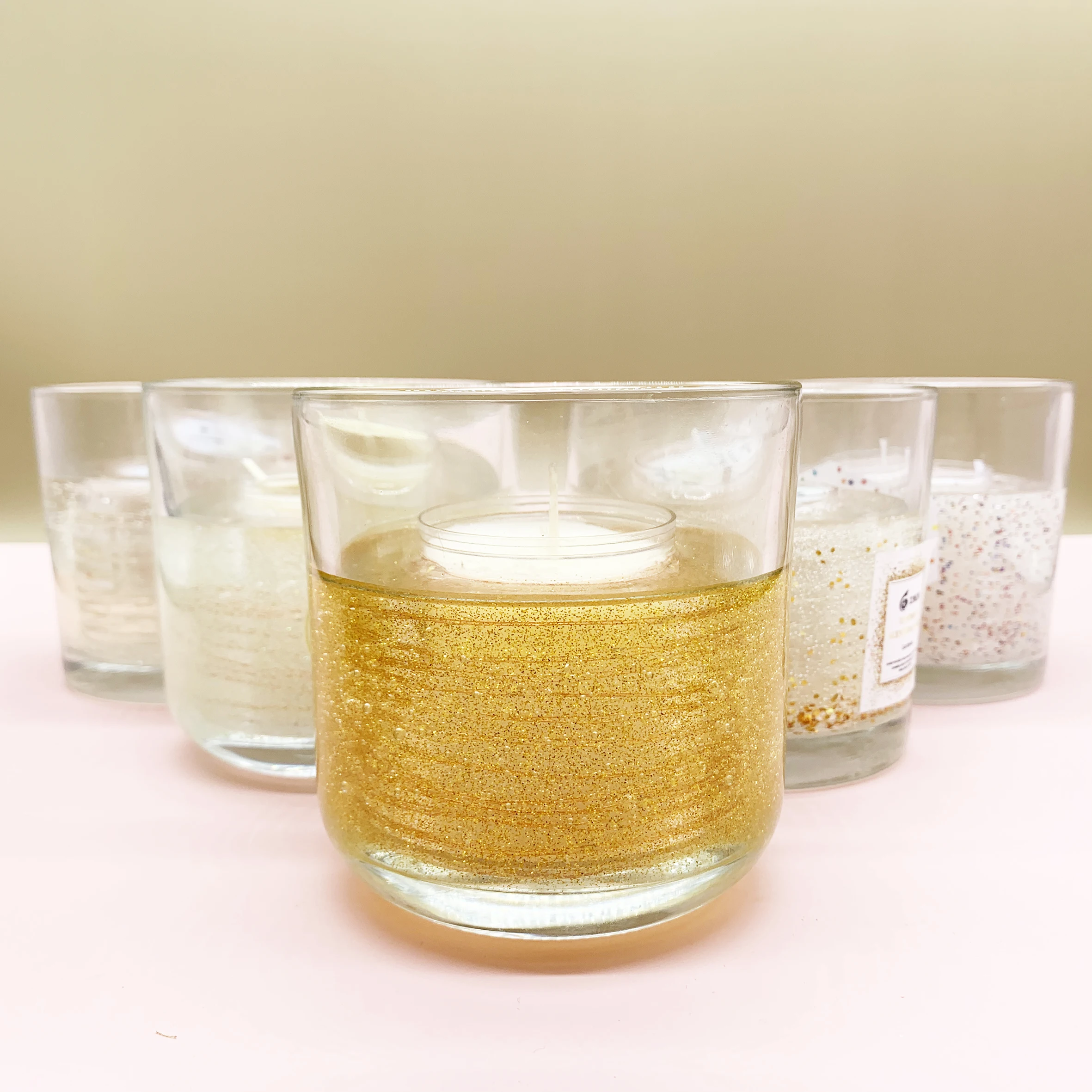 High quality cheap transparency jelly candles raw material DIY candle making candle ingredient gel wax