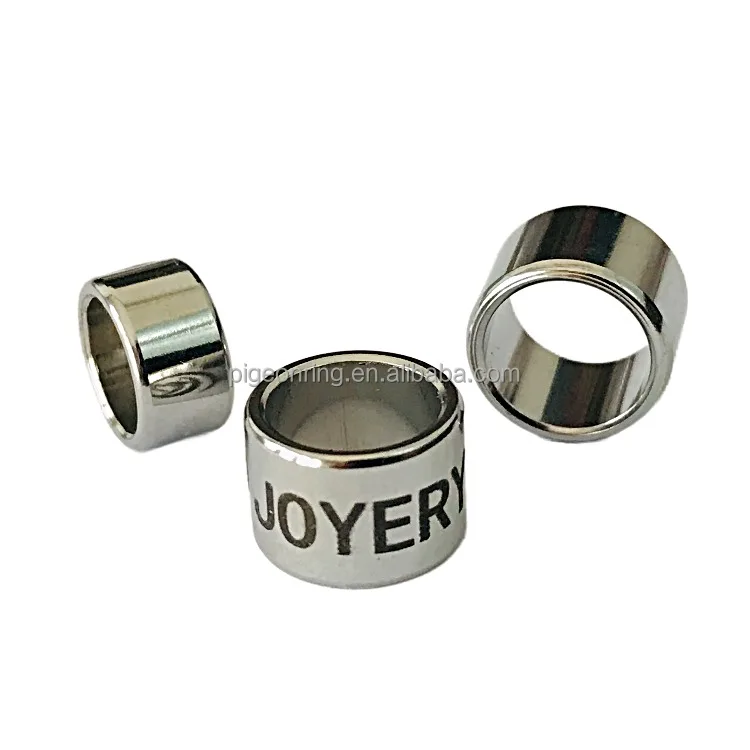 Manufacturer direct-sell high quality Bright surface Stainless steel bird leg ring pigeon rings