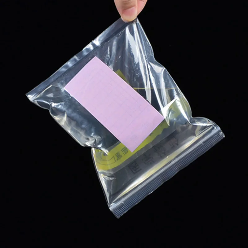 Customized Biohazard Specimen Kangaroo Bag Resealable and Zip Lock Transportation Collection Plastic Bags for Laboratory Use