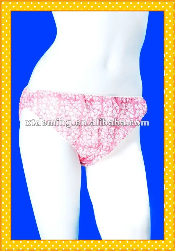 Massage Panties Bras SPA Women Men Free Size Nonwoven SMS Cotton Disposable Underwear