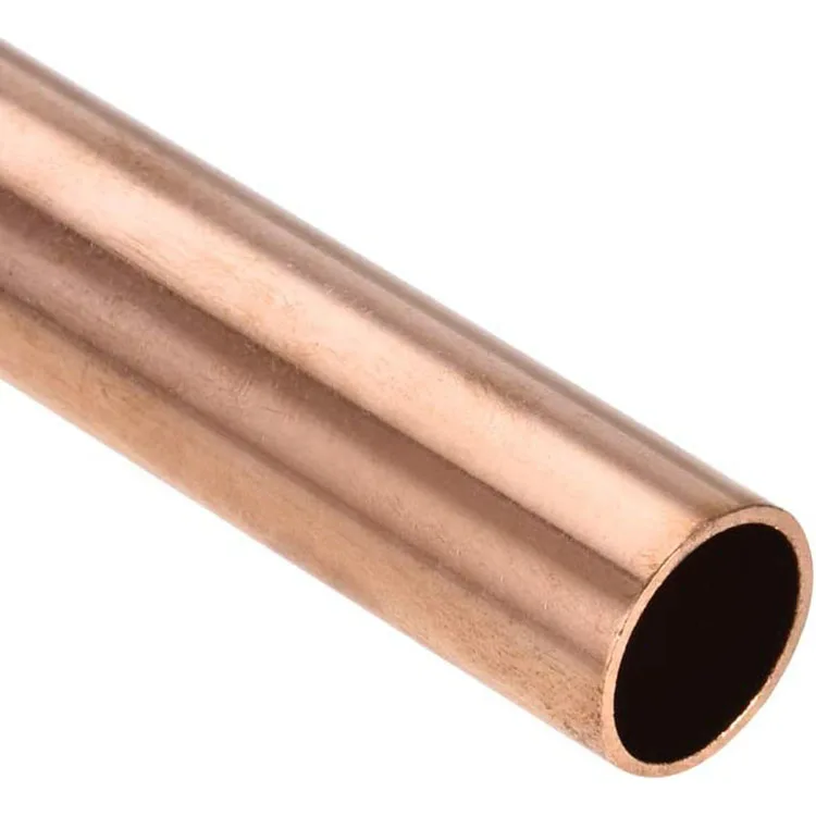 Insulated Copper Pipe 5/8 3/8 Twisted Pipe Copper Brass Compression Pipe For Copper Tube Fitting