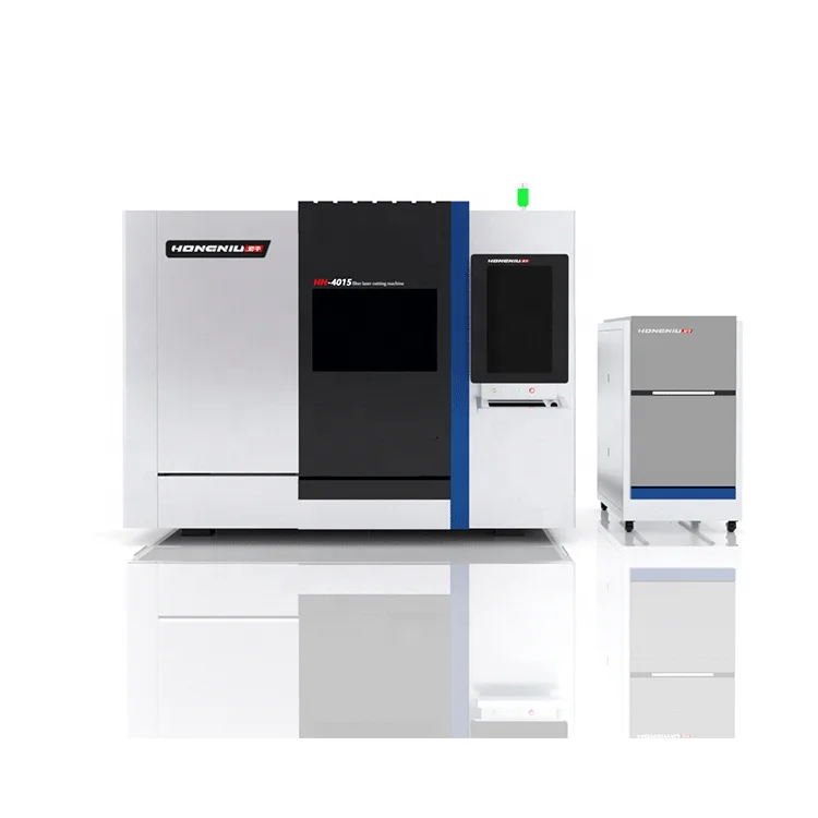 Full Cover Fiber Laser Cutter For Metal Stainless Steel High Precision Fiber Laser Cutting Machine no Rotary HN3015