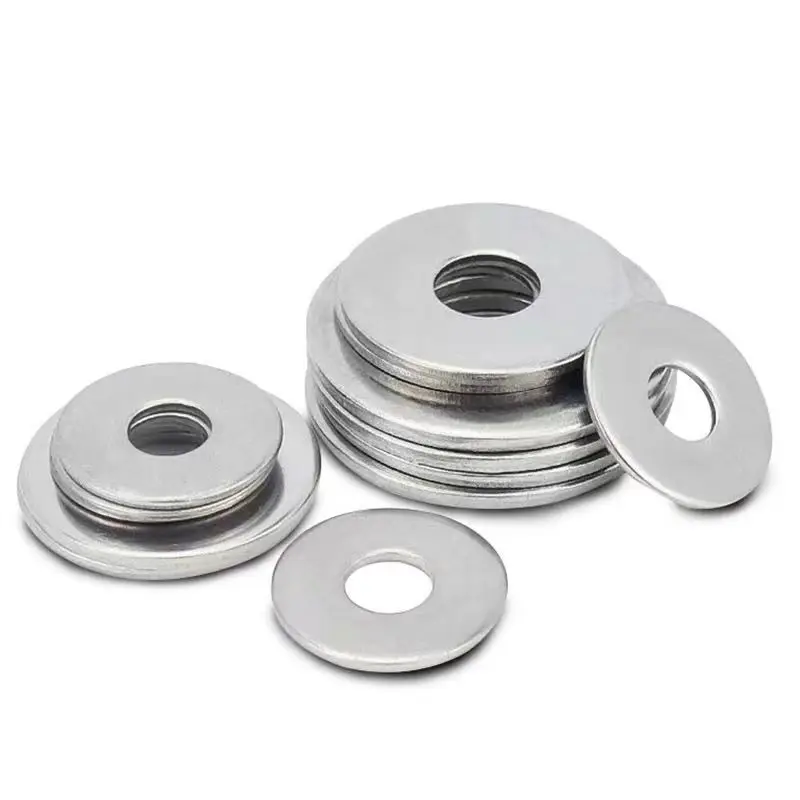 Factory supply stainless steel ss304 ss316 flat washer M2-M24 plain washer