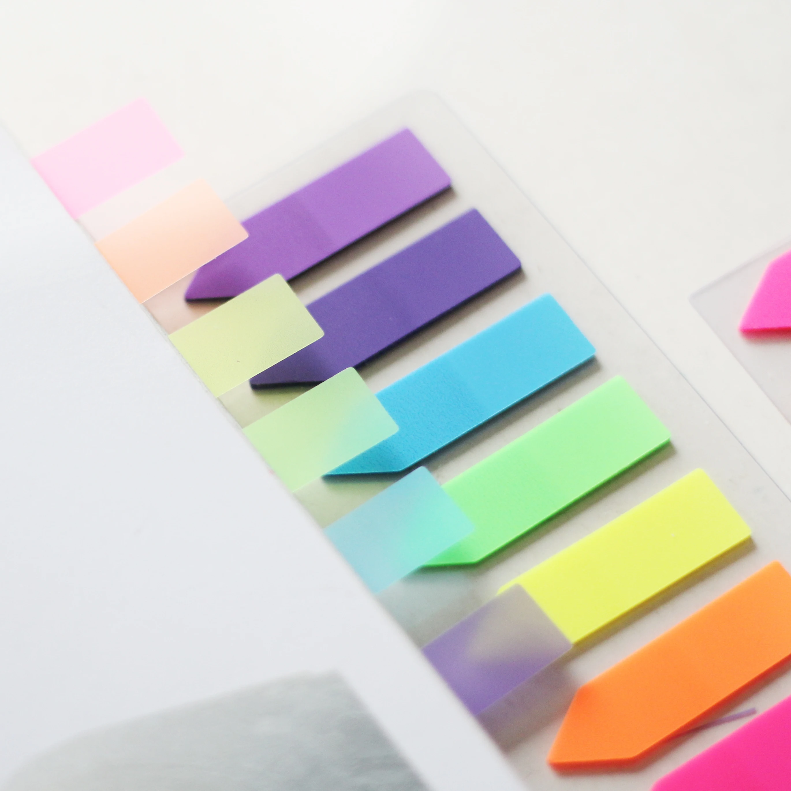 
Memo Pad Custom Neon Page Markers Sticky Note Tabs Colored Index Tabs Flags Fluorescent Pet Sticky Notes Plastic Bookmark 