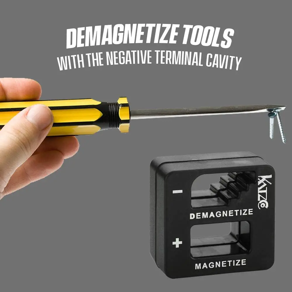 2024 Demagnetizer Magnetizer for Screwdrivers, Small Tools, Small, Big Screws, Drills, Drill Bits, Sockets, Nuts, Bolts, Nails