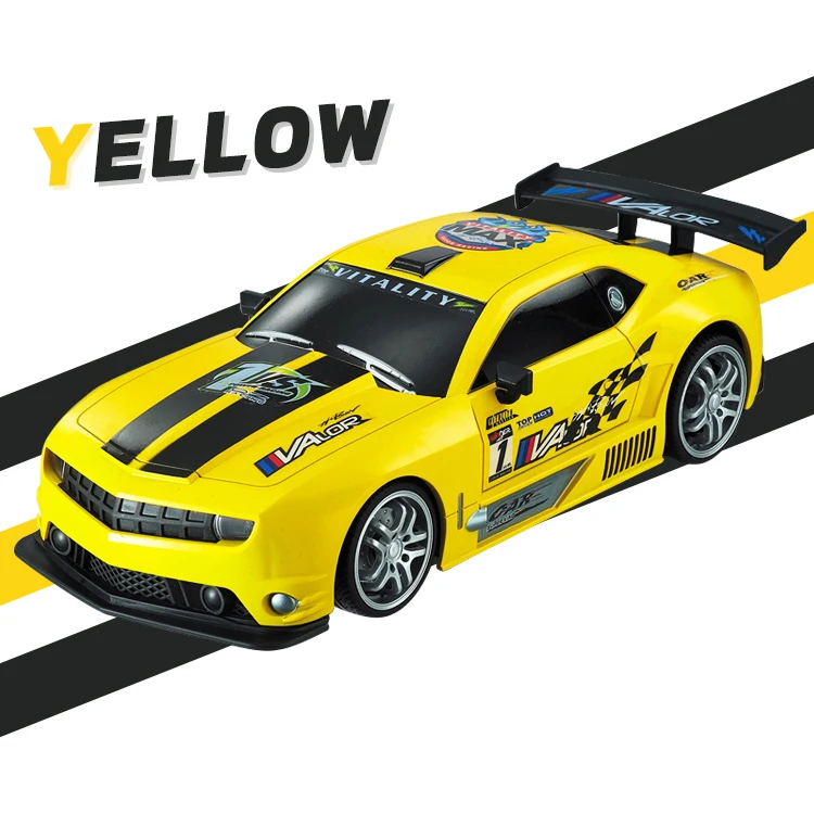 New radio control red yellow car kids toys high speed rc racing car for sale