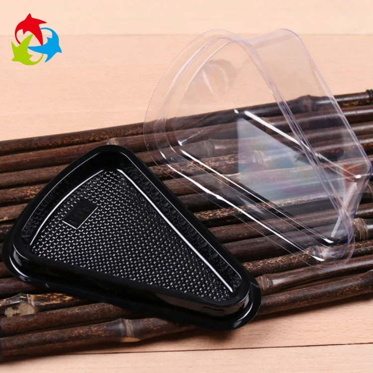 
Takeaway clear plastic triangle PET cake box 