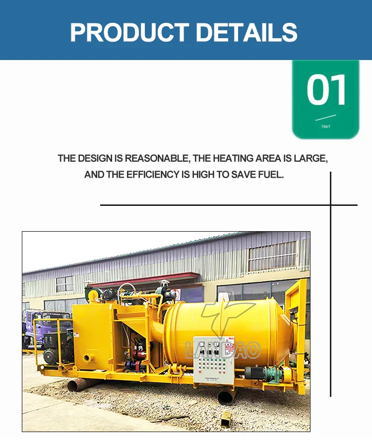 Road Construction New Bitumen Hot Mix Machine Asphalt Premix Small Plant