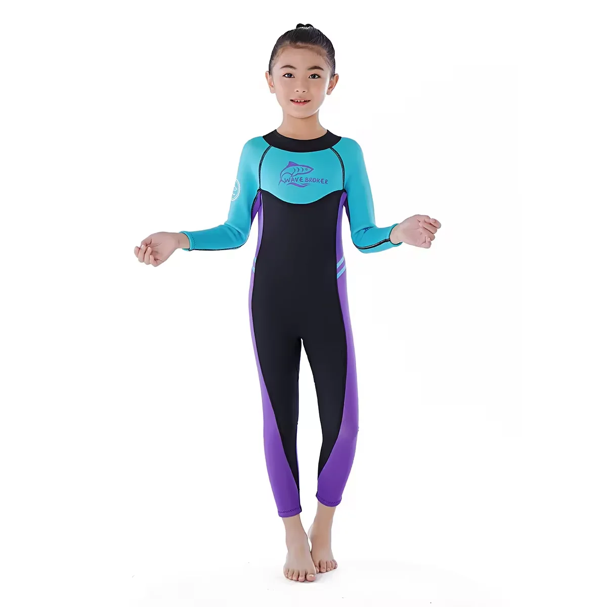 2024 3mm 5mm neoprene child swimsuit boys surf kids snorkel kids short wetsuit neoprene diving suits for children