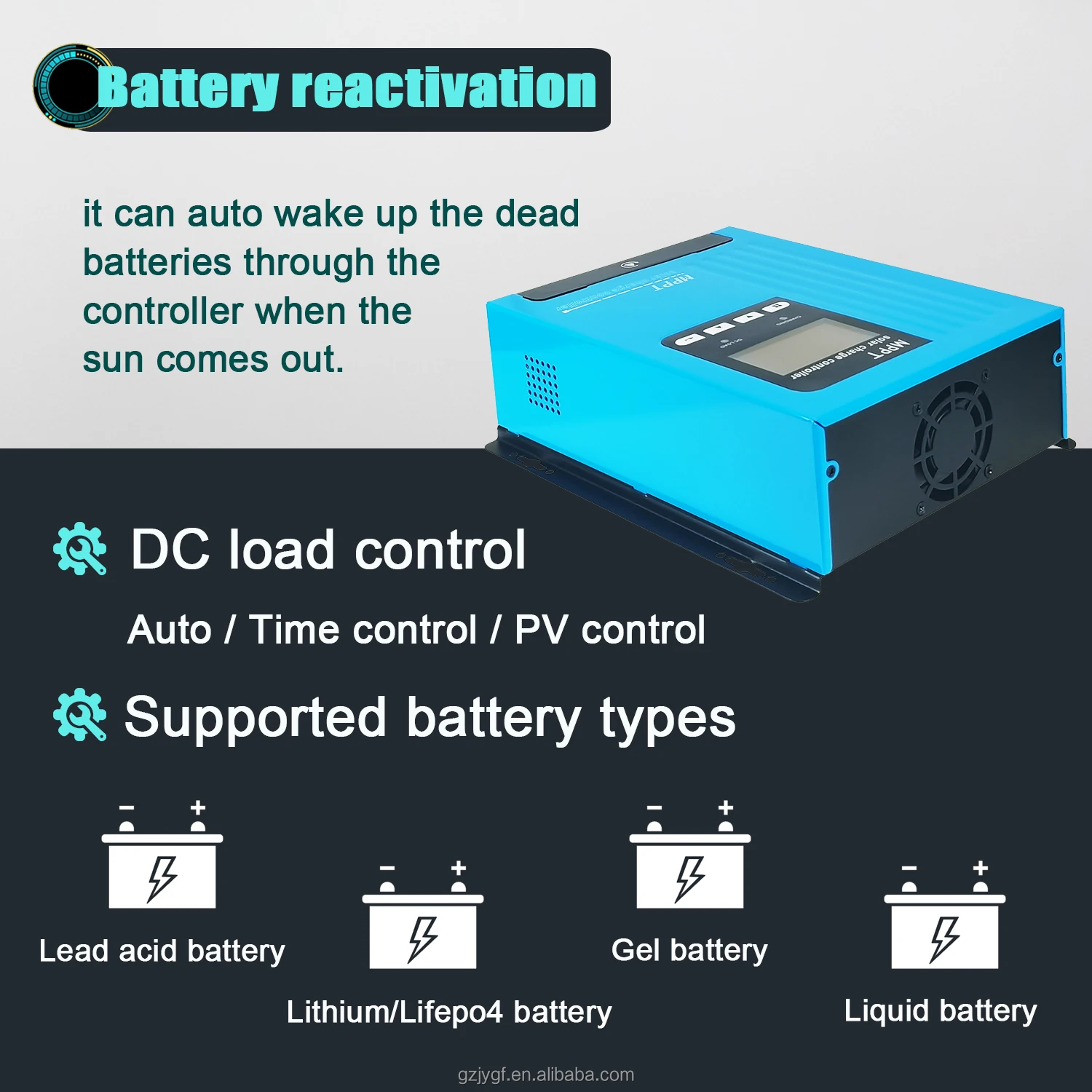 Manufacturer 12volt Smart Solar Charge Controller 60 Amps 65a 40 Amp Mppt Solar Charge Controller Bangladesh Price