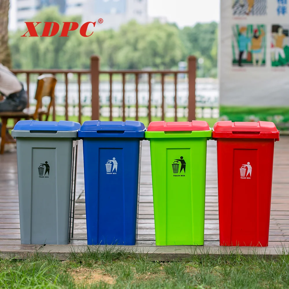 Классическая мусорная корзина пластиковая