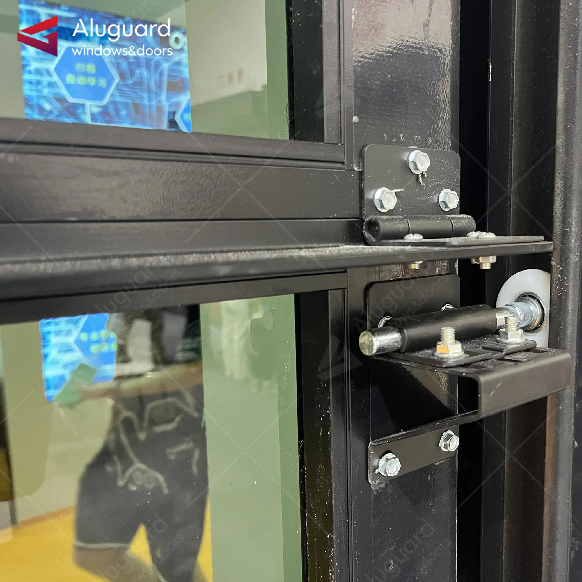 High quality american garage door Modern Aluminum full view garage door Superior supplier new design golf cart garage door