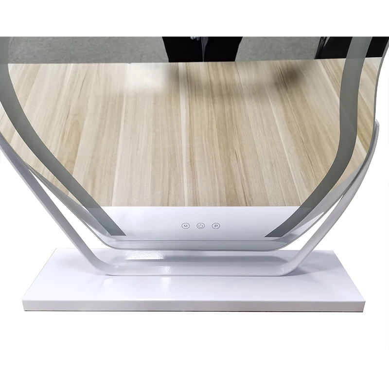 Luxury 3 colors lighted smart touch screen home decor Irregular Cloud Shape Makeup mirror Vanity mirror