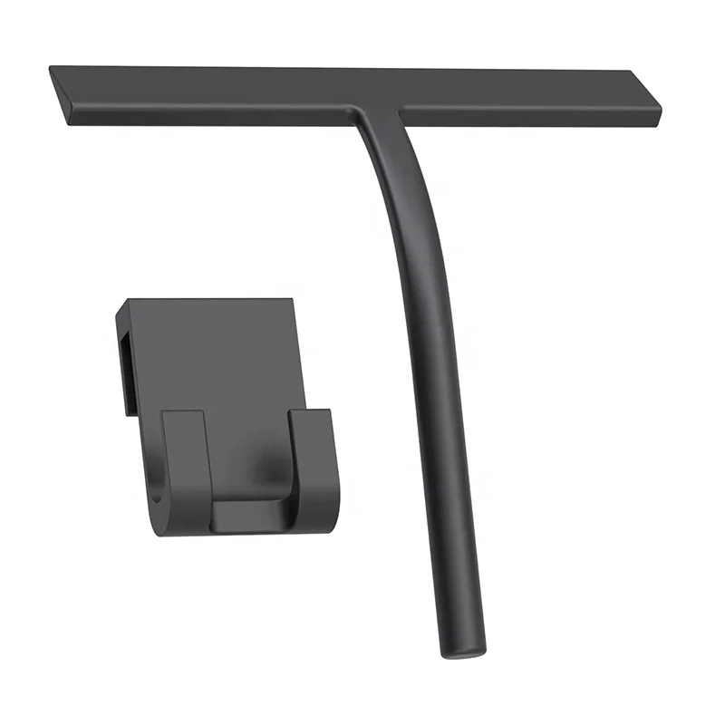 Wholesale Black Shower Wiper Silicone Wrap Floor Window Shower Cleaner Glass Squeegee
