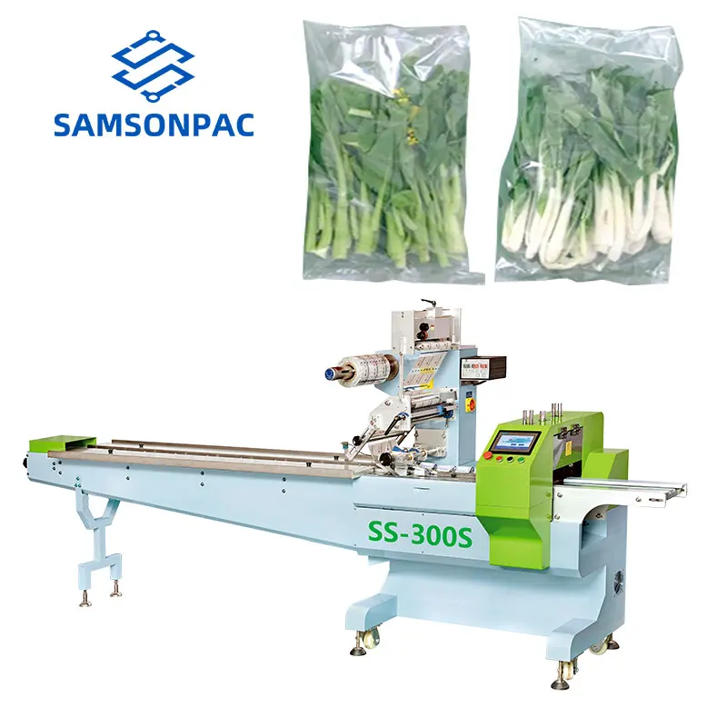 Muiltfuction Full Servo Automatic High Speed Horizontal Food Packaging Machinery Cucumber Vegetable Packing Machine