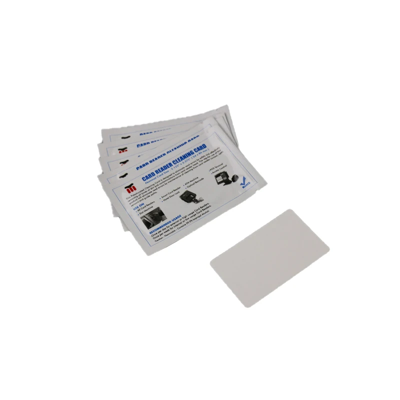 IPA Pre-saturated  CR80 Cleaning Card for Card Readers and ID Card Printers