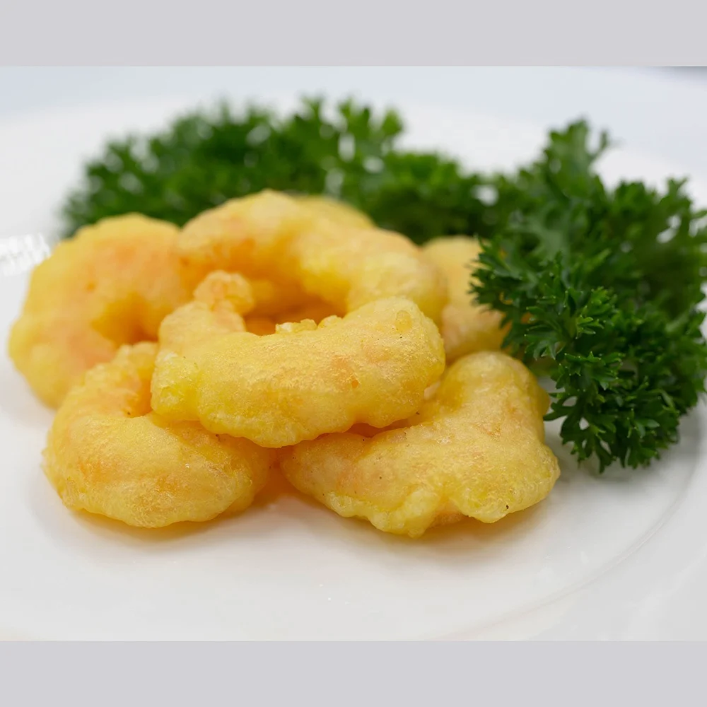 Custom Frozen Wholesale High Quality Fried Food Fried Prawn  Tempura Shrimp