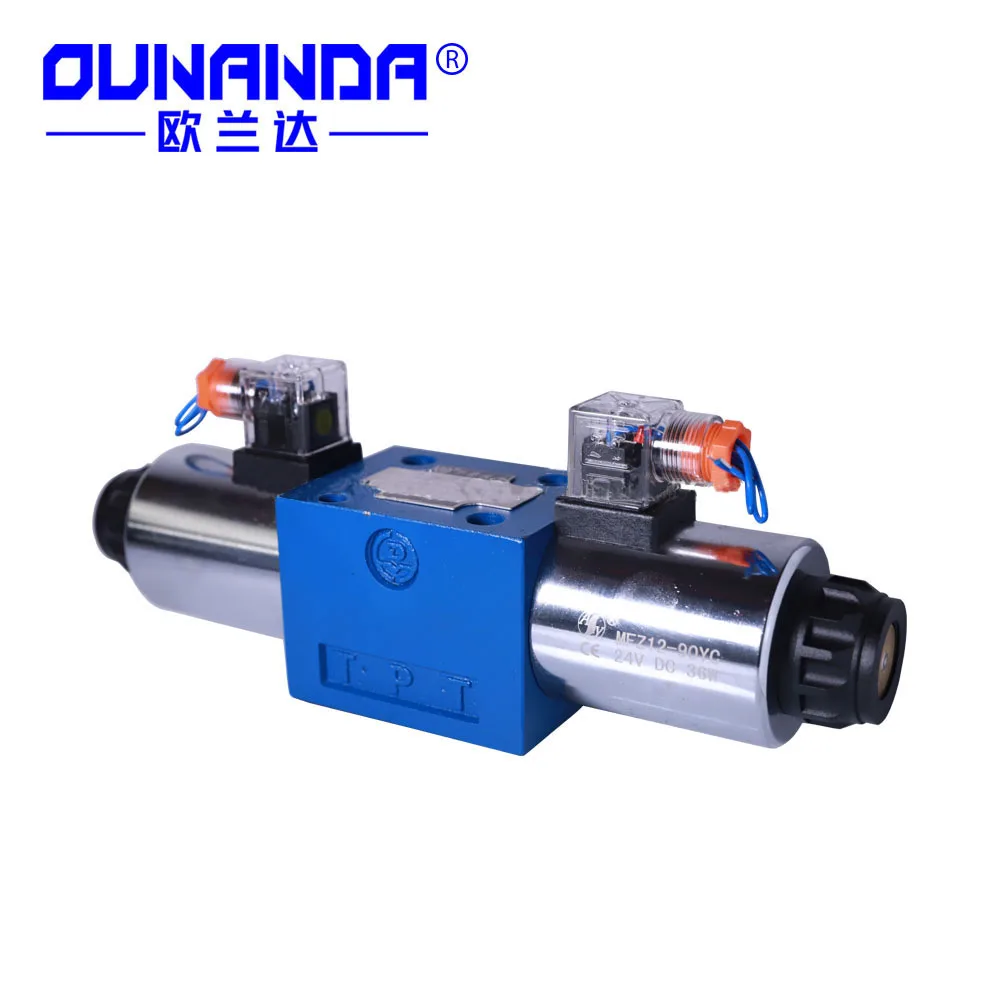 HUADE Series Electromagnetic Reversing Valve 4WE10E31B/CG24N9Z5L Hydraulic Solenoid Valve